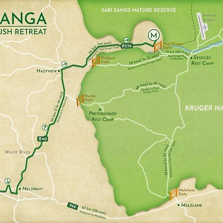 מלון סקוקוזה Mananga Bush Camp מראה חיצוני תמונה