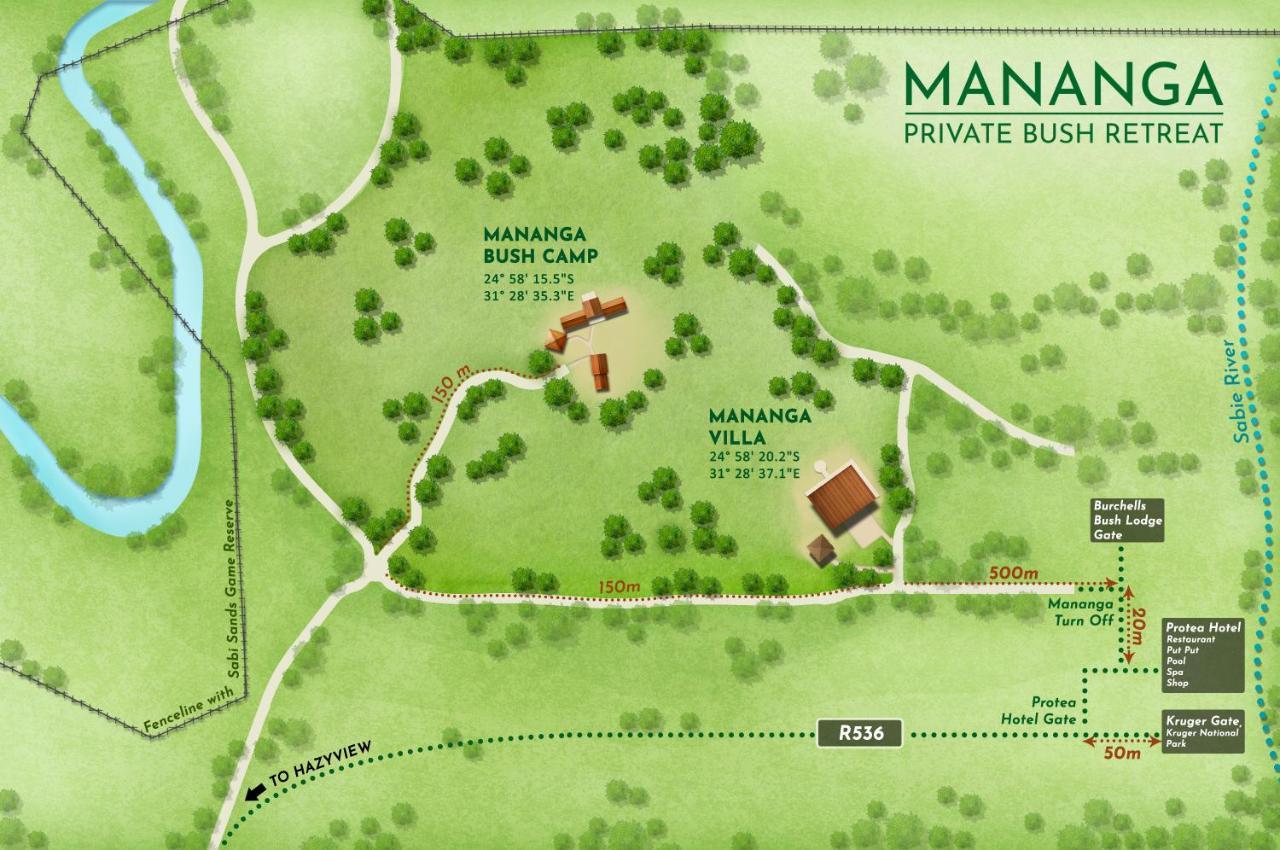 מלון סקוקוזה Mananga Bush Camp מראה חיצוני תמונה